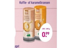 koffie of karamelkransen