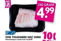 ons thuismerk msc skrei