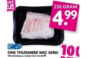 ons thuismerk msc skrei