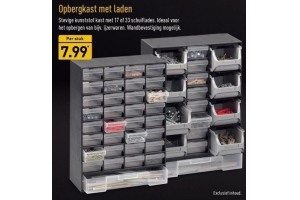 opbergkast met laden