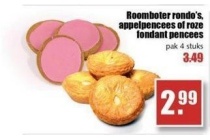 roomboter rondo s appelpencees of roze fondant pencees