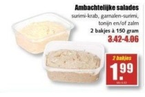 ambachtelijke salades