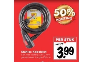 stahlex kabelslot