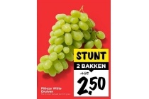 pitloze witte druiven