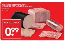 ardenner boterhamworst schouderham of boerenmetworst