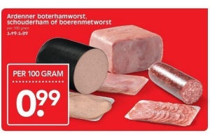 ardenner boterhamworst schouderham of boerenmetworst