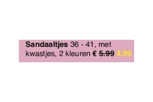 sandaaltjes