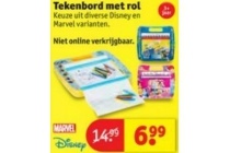 tekenbord met rol