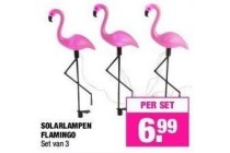 solarlampen flamingo