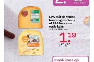 spar uit de streek boeren gatenkaas of sparwoudse oude kaas