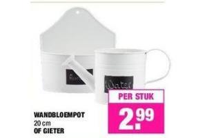 wandbloempot of gieter