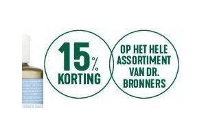 het hele assortiment van dr bronners