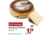 30 korting op boerderij truffelkaas