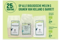 biologische melen en granen