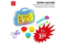 koffer met klei