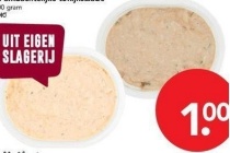 deen gerookte kip of ambachtelijke tonijnsalade