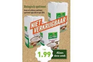 biologisch speltmeel