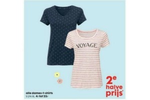 alle dames t shirts