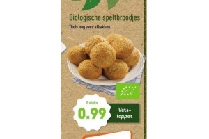 biologische speltbroodjes