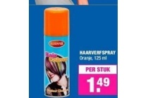 haarverfspray oranje