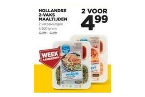 hollandse 2 vaks maaltijden