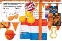 oranje accessoires en decoratie