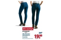alle stooker damesjeans
