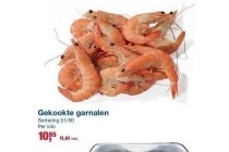 gekookte garnalen