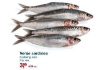 verse sardines