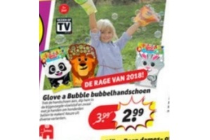 glove a bubble bubbelhandschoen