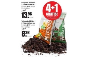 potgrond 30 liter 25 extra inhoud