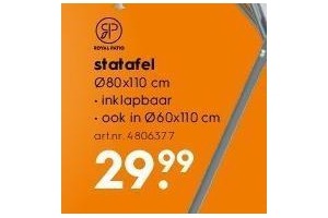 statafel nu eur29 99 per stuk