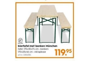 biertafel met banken muenchen nu eur119 95 per stuk