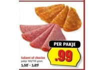 salami of chorizo