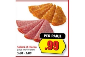 salami of chorizo