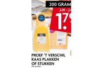 kaas plakken of stukken alle varianten