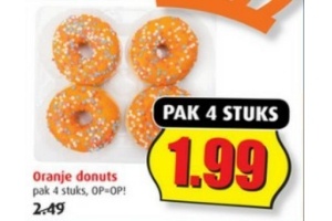 oranje donuts