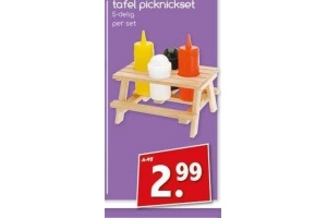 tafel picknickset