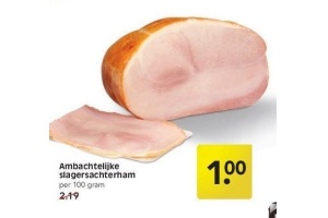 ambachtelijke slagersachterham