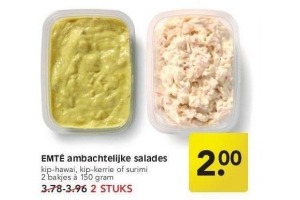 emte ambachtelijke salades