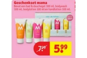 geschenkset mama nu eur5 99 per stuk