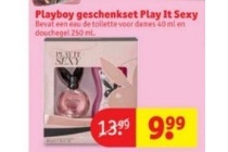 playboy geschenkset play it sexy nu eur9 99 per stuk