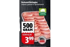 varkensfiletlapjes