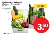 maaltijdpakket gado gado of zomerse linzensalade