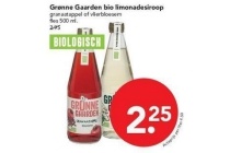 gronne gaarden bio limonadesiroop