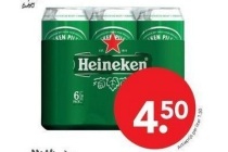 heineken pils blik 0 5 liter 6 pack