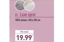 luxe sprei