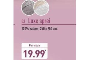 luxe sprei