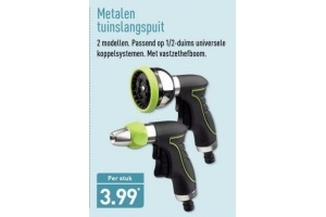 metalen tuinslangspuit