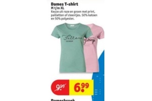 dames t shirt